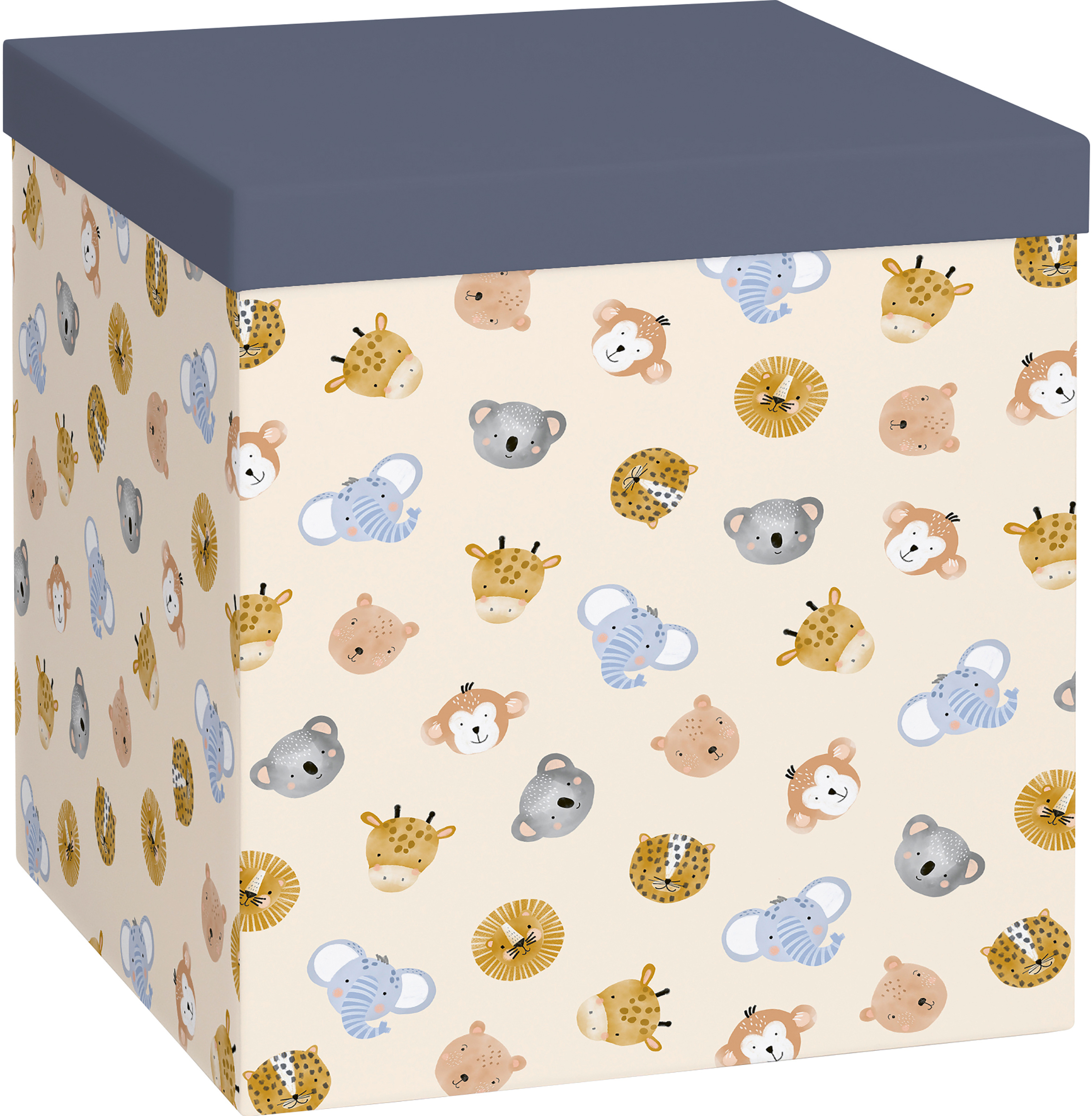 STEWO Geschenkbox Buba 2551518098 blau 23x23cm